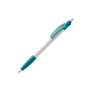 Balpen Cosmo grip hardcolour - Wit / Turquoise