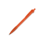 Balpen Cosmo grip transparant - Transparant Oranje